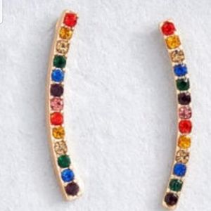 Rainbow Cuff earrings